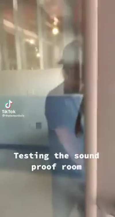 Not so sound proof.