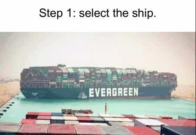 This is how you fix the evergreen suez blockade in 3 easy steps.