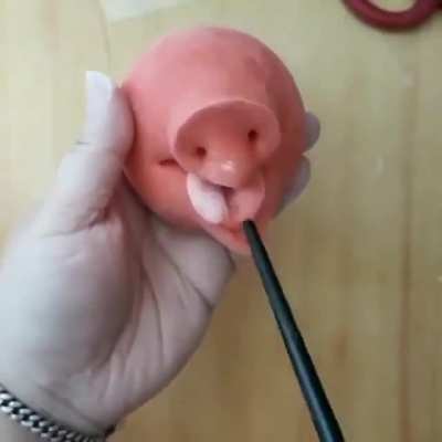 Pink marzipan