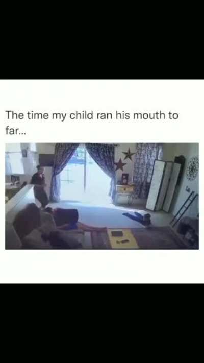 Poor mom, didn't stand a chance