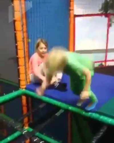 Even the young ones know how to have a bit of fun.