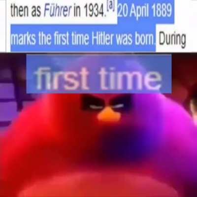 The first time