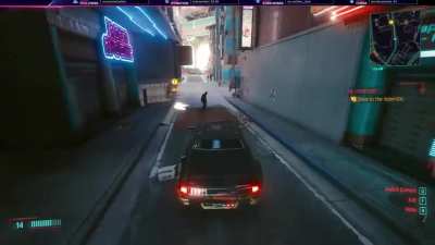 Driving’s really hard in Cyberpunk..