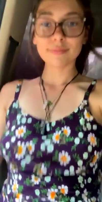 Trying my best not to distract the driver&hellip; think you would notice my dress riding up?