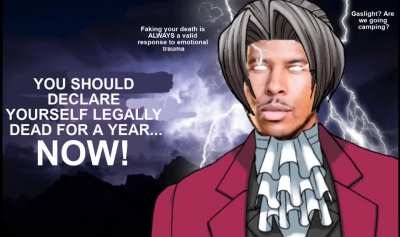 it's been🙏 a rough 💀 year 📆 for ace attorney 🧑🏻&zwj;⚖️ fans🤮. here's some🥺 emotional 🥰support 🤗
