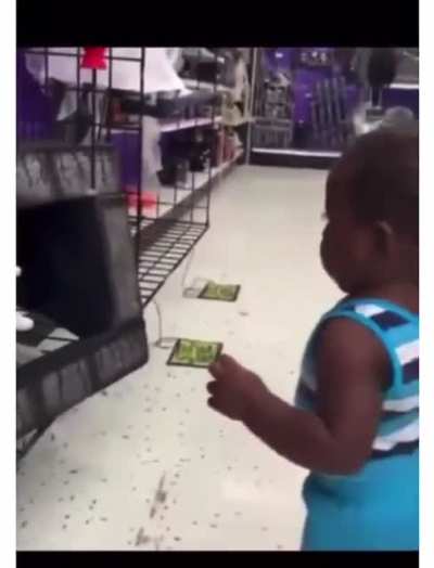 Mom told him not to touch anything&hellip;