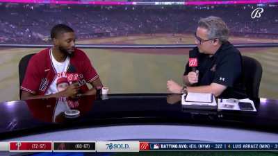 Mikal Bridges when asked about his name coming up in trade rumors in the D-backs pregame show: &ldquo;I&rsquo;m happy to be in Phoenix, I don&rsquo;t leave for the off-season I love it here so much&hellip; I was very nervous but I&rsquo;m happy I&rsquo;m here.&rdquo;