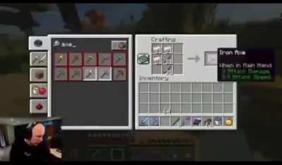 he indeed made some iron axes