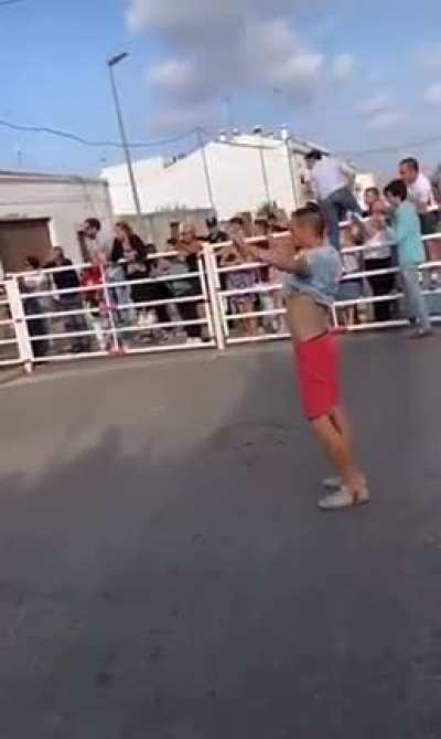 WCGW trying to do some acrobatics in a rodeo