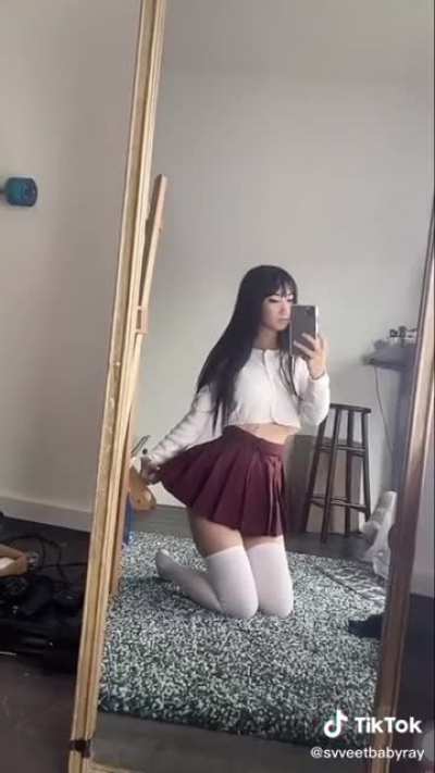 Love skirts. And asians apparently