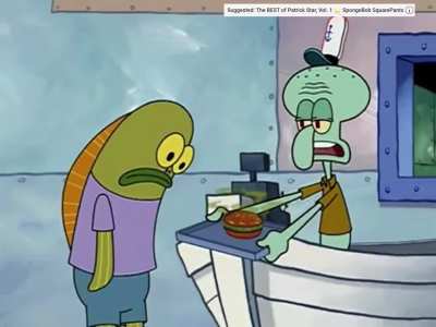 old spongebob is a gengem