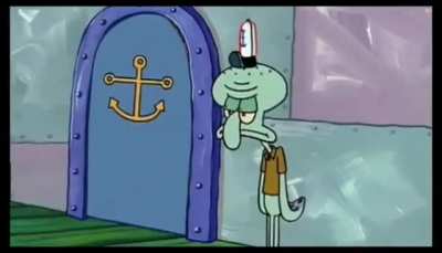 Squidward is gamer!!1!1 😳 😳 😳