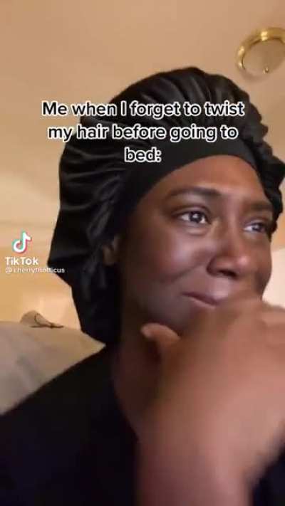 The struggle is real. This why I keep my hair in braids