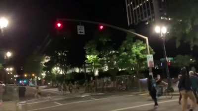 Police and federal agents move Portland protesters day 51
