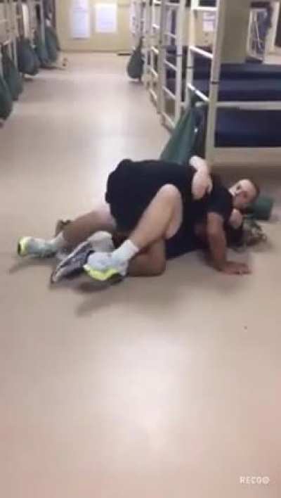 "Please let go of my dick" if that's not suffering I don't know what is.