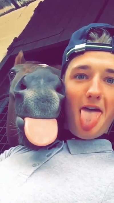 Sun's out tongues out