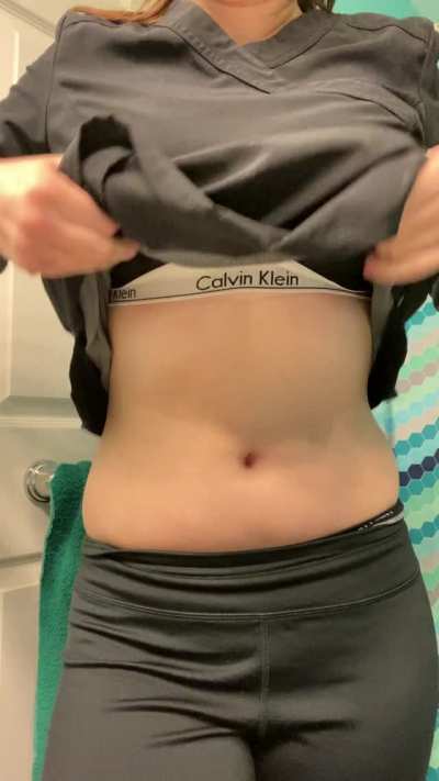 Another peek of what&rsquo;s under my scrubs (🔥👇FREE content IN THE COMMENTS👇🔥)