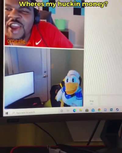 Donald perfectly cut scream