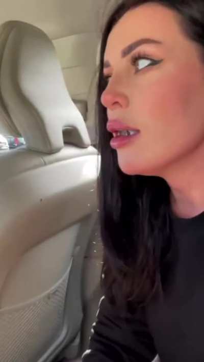 The legendary backseat blowjob by Luna Roulette