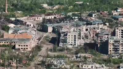 Compilation of the combat work of the Ukrainian unit "KRAKEN", who for a month stand in defence of the town of Chasiv Yar.