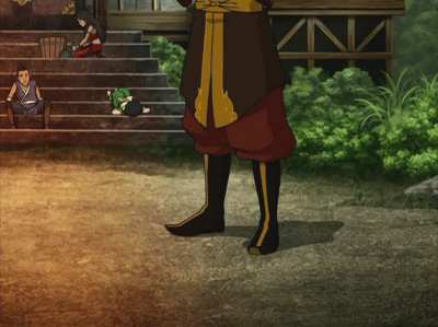 "That sounded pathetic! I said ROAR!" Zuko is a truly demanding teacher...