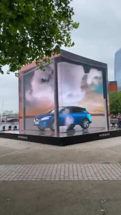 Nissan&rsquo;s 3D experience at London, Southbank