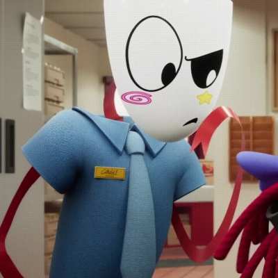 I love this animation/expression of Gangle and no ones talking about it so I made a gif of our girl.