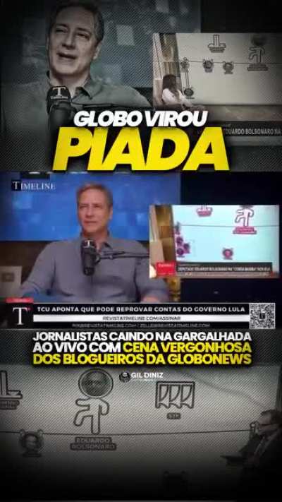 Imposs&iacute;vel n&atilde;o rir dessa cena RID&Iacute;CULA dos blogueiros da GloboNews 🤌🏻🤡