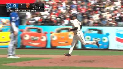 [Highlight] LaMonte Wade Jr. hits splash hit #98 into McCovey Cove