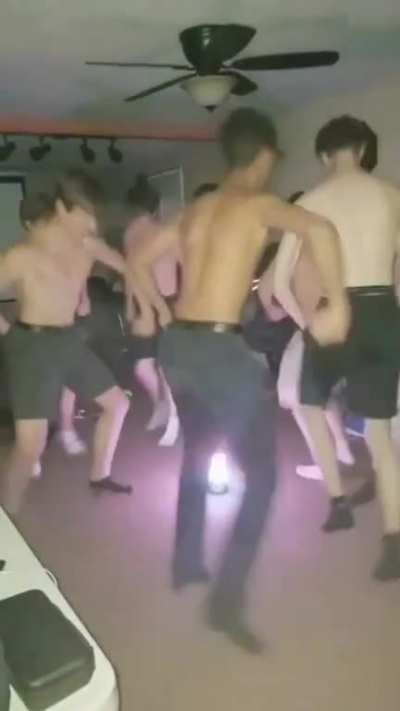 We had socks on, so no homo