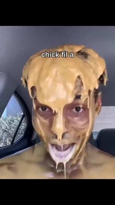 Blursed car seat