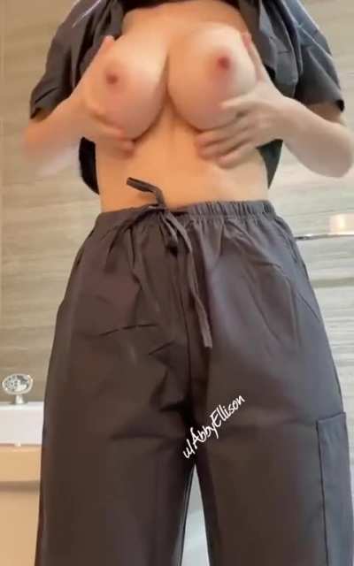 Would you come help me relax after a long shift? :)(OC)