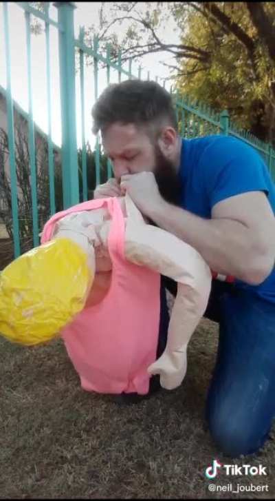A man and his doll