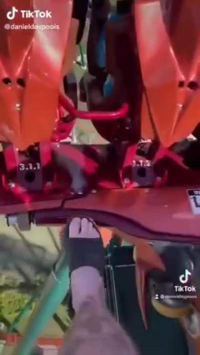 Farting in a roller coaster 