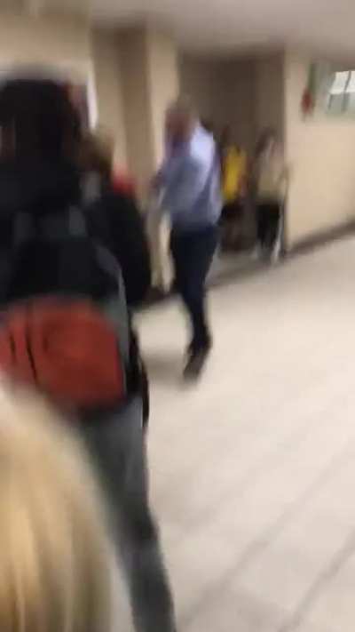So a kid in our school today decided to try and fight our principal during lunch