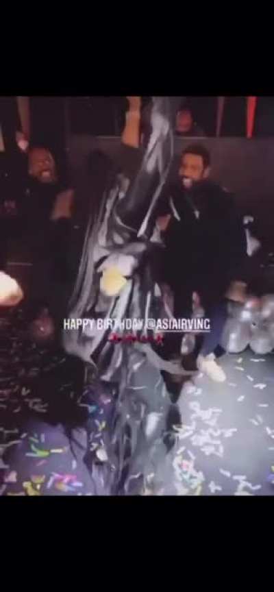 I think it&rsquo;s hard to say that Kyrie&rsquo;s really going through it when this is what he was up to on Sunday. Maybe I&rsquo;m wrong but transparency would be good right now