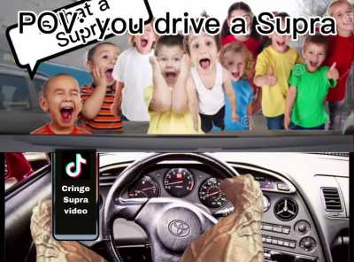 POV: you try to move .3 cm without hearing &ldquo;Is that a Supra&rdquo;