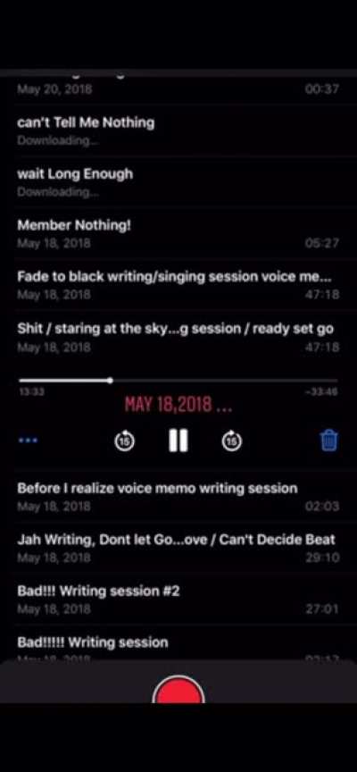 Interested in what these might&rsquo;ve sounded like &ldquo;can&rsquo;t tell me nothing&rdquo; &ldquo;shit&rdquo; &ldquo;member nothing!&rdquo; &ldquo;wait long enough&rdquo;
