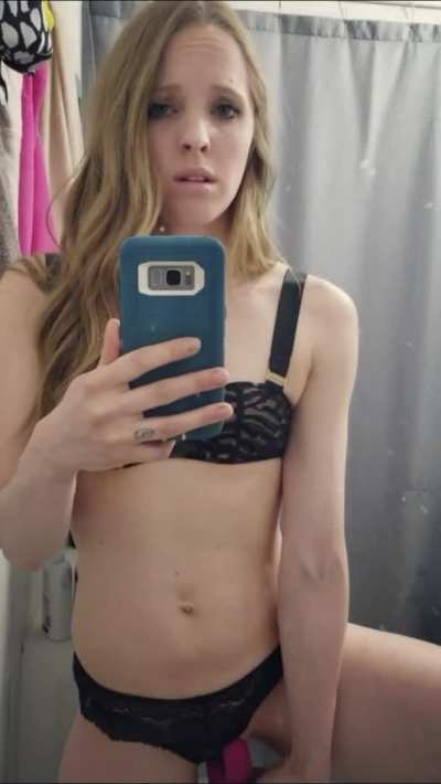 ... in the mirror.