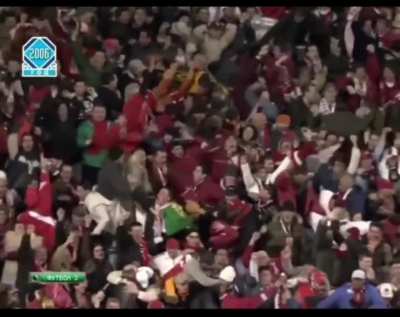 Sim&atilde;o Sabrosa Goal v Liverpool UEFA Champions League 2005-06 Round of 16 2nd Leg. 8 March 2006