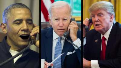 Joe Biden learns about AI Presidents