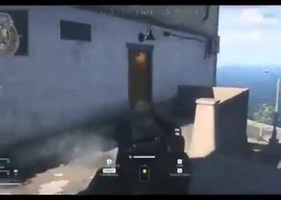O cara coringando no final