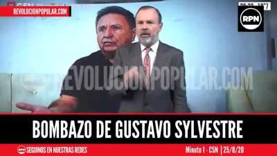 (DELIRIO) El conductor de C5N Gato Sylvestre aseguró al aire que tiene información de un golpe de Estado militar con el ex candidato Gómez Centurión a la cabeza y con José Luis Espert de ministro de Economía.