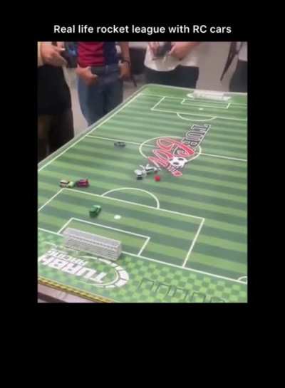 Real life rocket league with rc cars