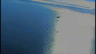UA POV: Video from the Americans. Russian Su-27 and American MQ9 Reaper reconnaissance drone over the Black Sea, March 2023.