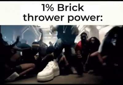 I LOVE BRICK THROWERS