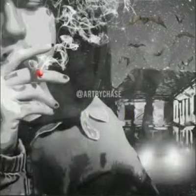 How the cover of Live Forever was made. By @artbychase