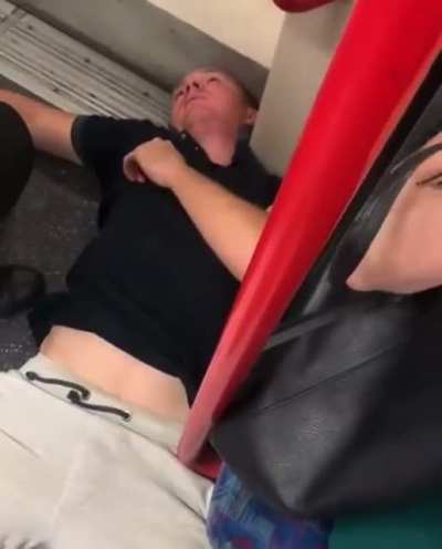 Racist guy was harassing these gentlemen on the subway. It didn&rsquo;t end well for him
