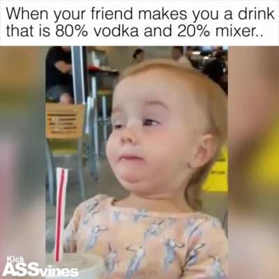 HMJB while I drink the juice.