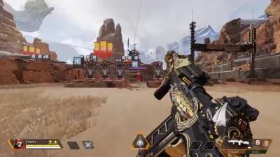 I posted a clip yesterday of Bangalore’s smoke increasing hip fire accuracy while crouched, here’s with revenant for the people who asked